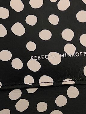 Rebecca Minkoff Black and White Polka Dot Tote